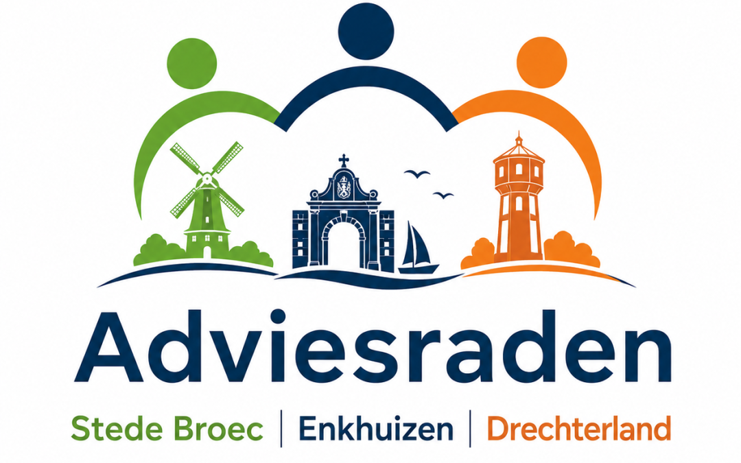 1e gezamenlijk advies door Adviesraden van Stedebroec, Enkhuizen en Drechterland. Tevens een gezamenlijk Logo gemaakt voor de toekomst.